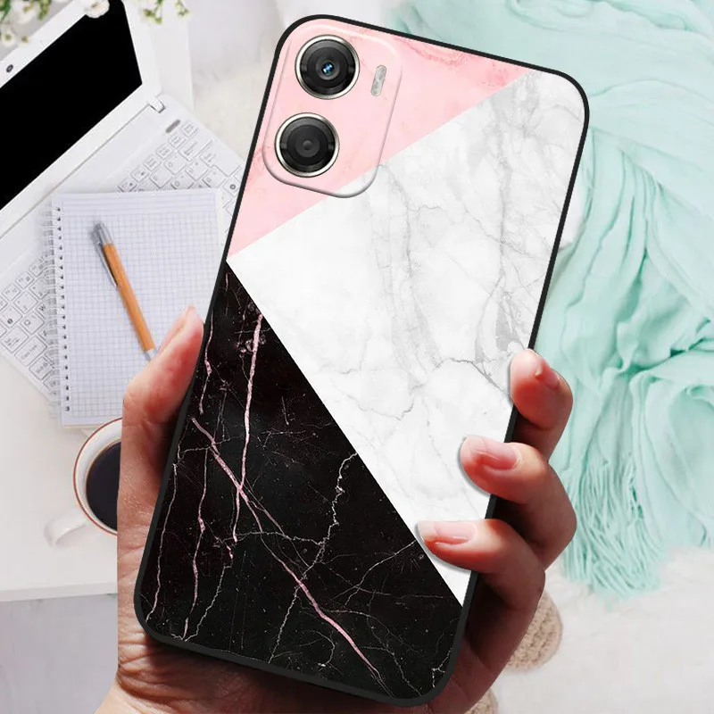 Cute Cat and Butterfly Printed Soft Phone Case - Stylish Back Cover Design
