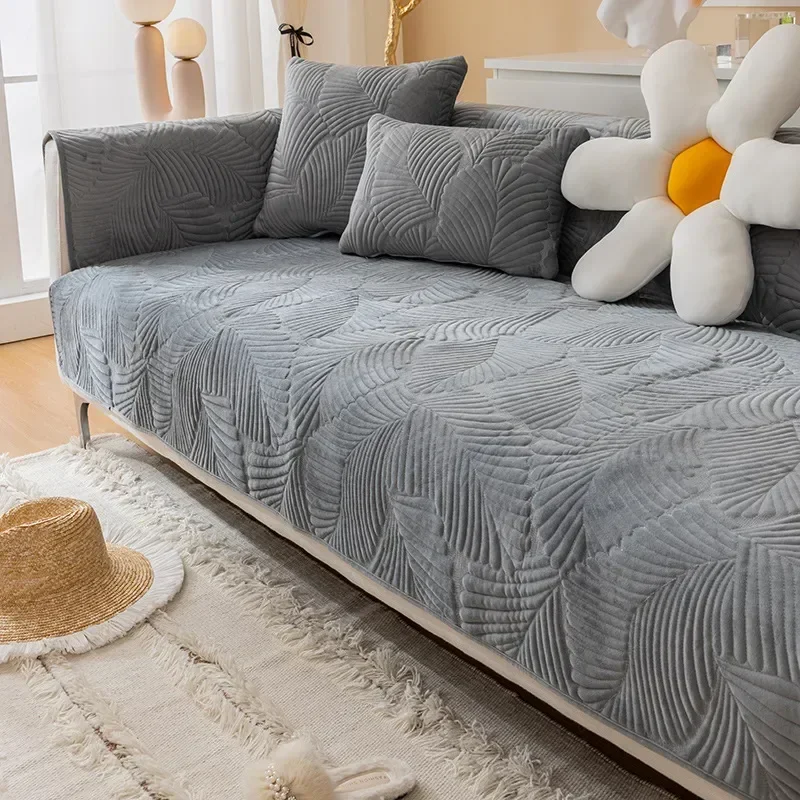 

Dutch Velvet Winter Anti Slip Sofa Mat Simple and Modern Combination All-in-one Universal Sofa Cover Cloth funda para sofa