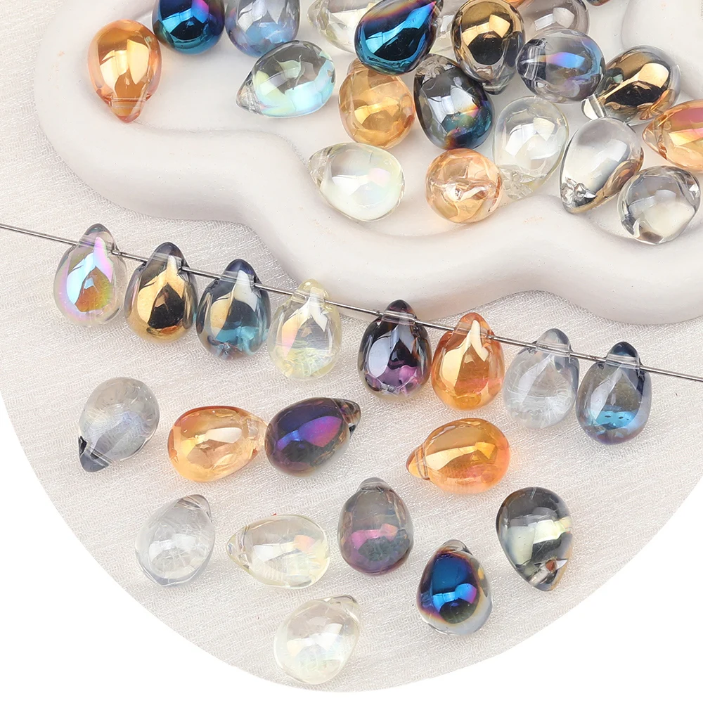 Cordial Design 10*13MM 350Pcs Crystal Material/AB Plating/Hand Made/Waterdrop Shape/DIY Making/Jewelry Findings & Components - cordial