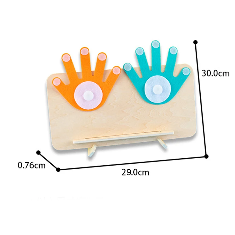 Kids Montessori Toys Wooden Finger Numbers Math Toy Children Counting Early Learning Educational Toys Toddlers Intelligence Game 6