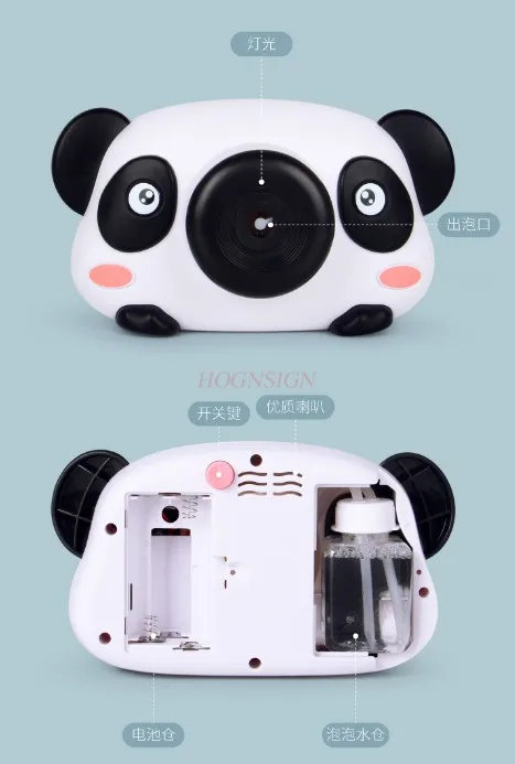 Bubble Girl Heart Automatic Bubble Blowing Gun Music Light Camera Children's Bubble Toys 6