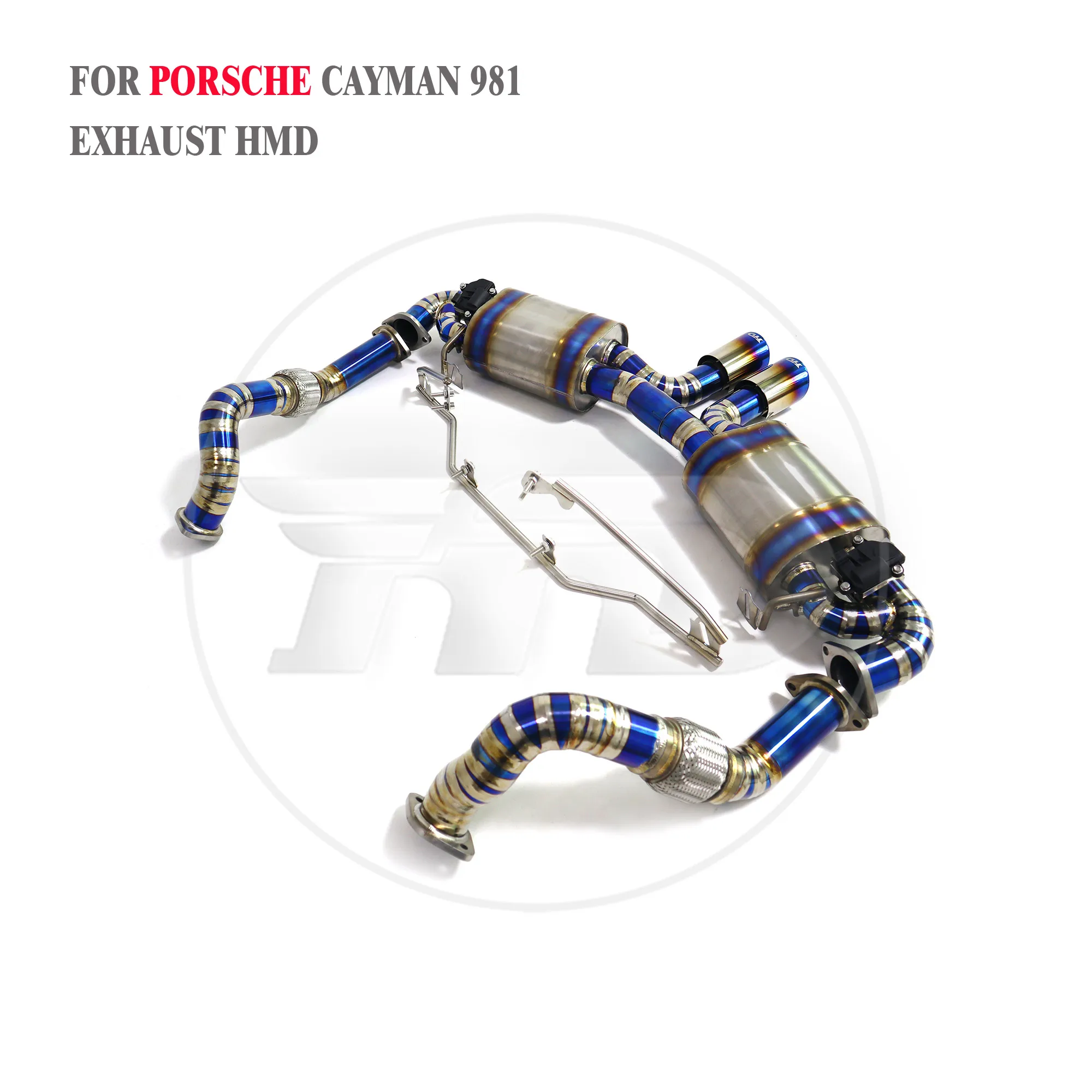 

HMD Titanium Alloy Exhaust Pipe Performance Valve Catback For 2013-2016 Porsche Cayman Boxster S GTS 981 3.4L Car Accessories