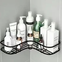 Bathroom Supplies Floating Wall Shelf Metal Organizer