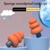 4pcs/set Convenient Silicone Ear Plugs Noise Proof Earplug Comfortable for Sleeping Noise Reduction Accessory 3