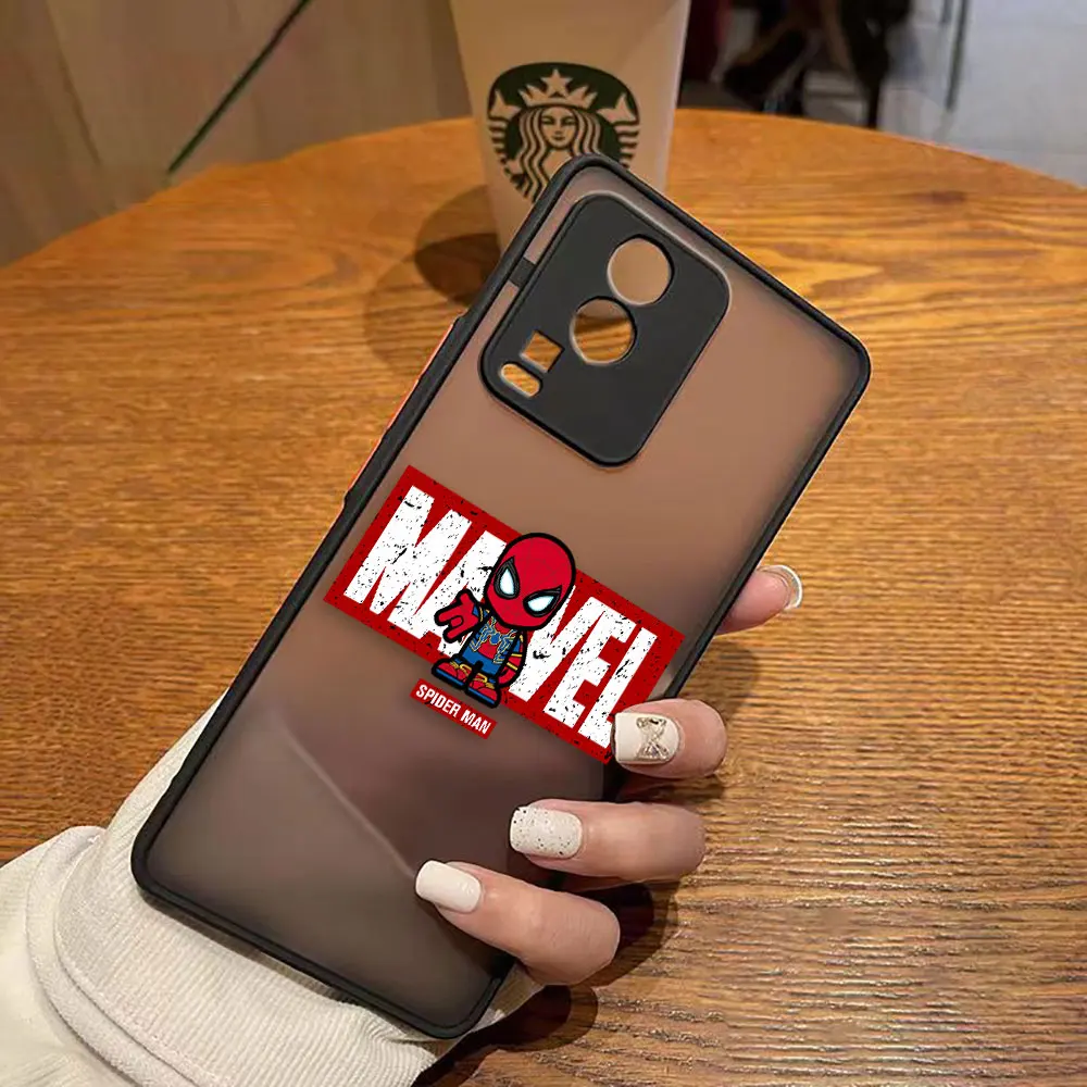 thumbnail image 1 of Funda mate para VIVO X90 X80 X70 5G X60 X50 X30 IQOO NEO 3 5 PRO PLUS X27 X23 X20 Funda el guapo Marvel Avengers dibujos animados, 1 of 5