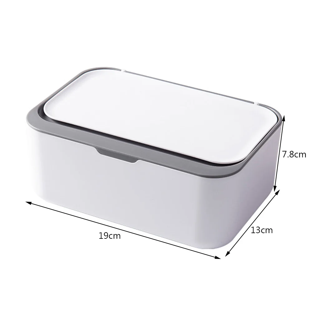 Plastic Tissue Box With Lid Wet Tissue Holder Baby Wipes Paper Storage Box Paper Towel Dispenser Home Napkin Organizer 6