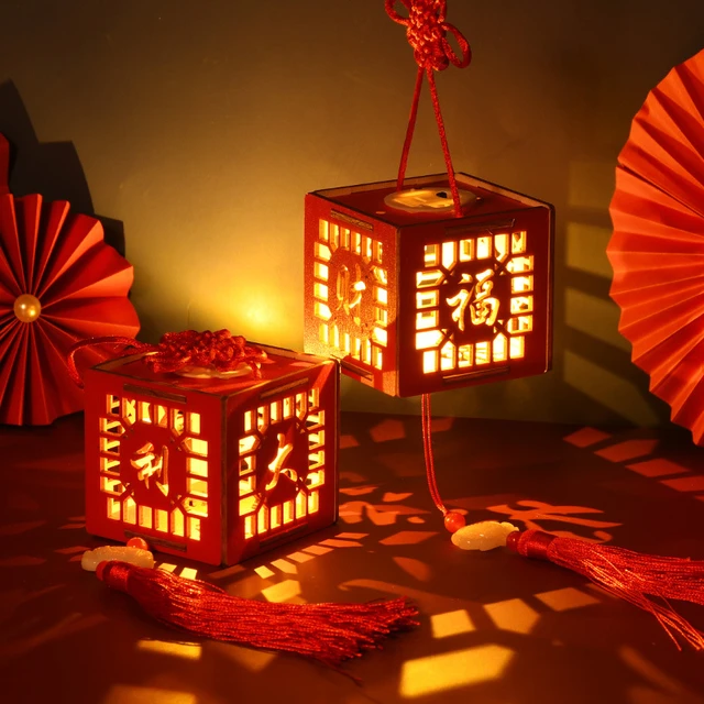 Chinese Lanterns Japanese Asian New Year Red Lamps Festival 3d