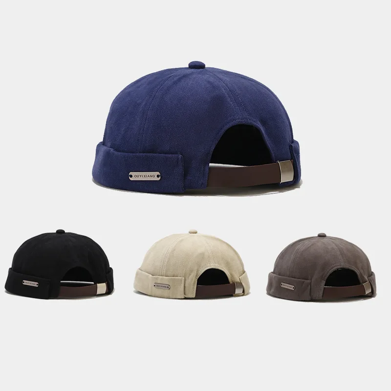 

Свежая литература и искусство, винтажная шапка в виде дыни, модная мужская и женская шапка в Корейском стиле с металлическими буквами и логотипом, Модный китайский владелец