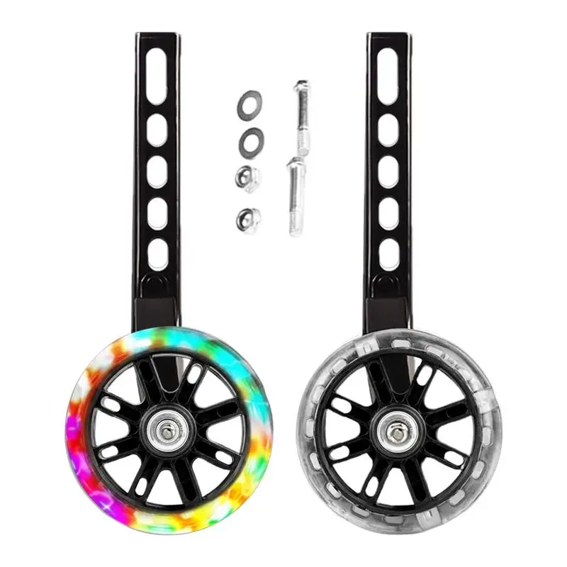 Ruote Da Allenamento Per Biciclette Ruote Da Allenamento Per Biciclette Flash Ruote Flash Mute Stabilizzatore Per Ruote Posteriori Bicicletta Robusta 