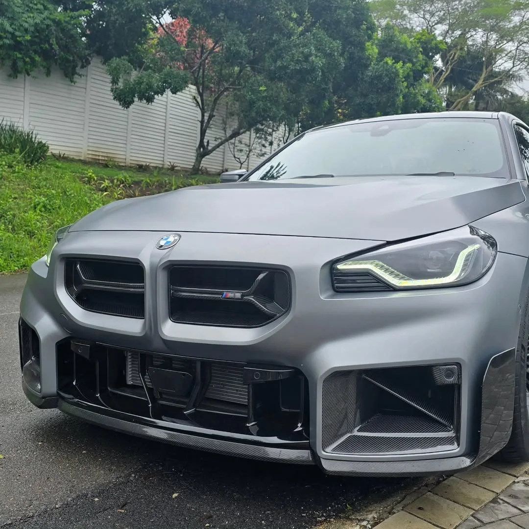 BMW G87 M2 2023+용 프론트 키드니 그릴 레이싱 그릴 범퍼 상단 그릴 라디에이터 가드 자동차 튜닝 외장 부품 액세서리