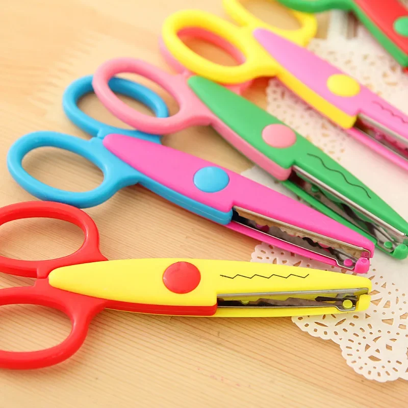 

Cutter DIY Kids Wave Border Craft Paper 6 Artwork Card Edge for Scrapbooking Pcs/lot Handmade Scissors School