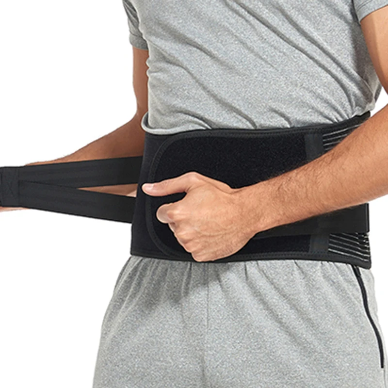 Men Waist Trainer Body Shaper Belt Sweat Slimmer Belly Tummy Control Waist Cinchers With Steel Bone Back Support Workout Bands