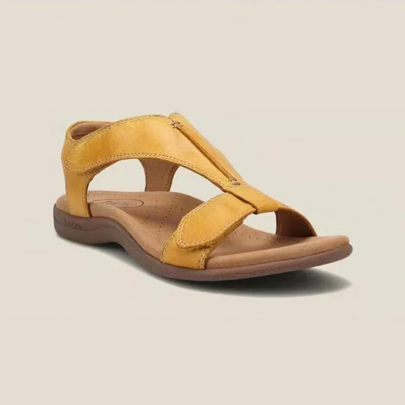 thumbnail image 3 of 2024 nuevas sandalias de verano con tiras para mujer, zapatos planos de mujer con punta abierta, zapatos casuales sólidos, sandalias con cuñas romanas, zapatos sexis para mujer, 3 of 5