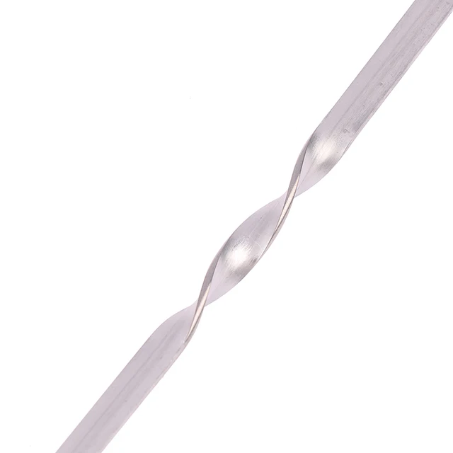 10 Db 30/35 Cm Rozsdamentes Acél Grillezők Újrafelhasználható Bbq Tű Kebab Vasbot Kültéri Kemping Piknik Szerszámokhoz - Image 5