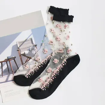Mabel Pink Rose Summer Socks – Set of 3