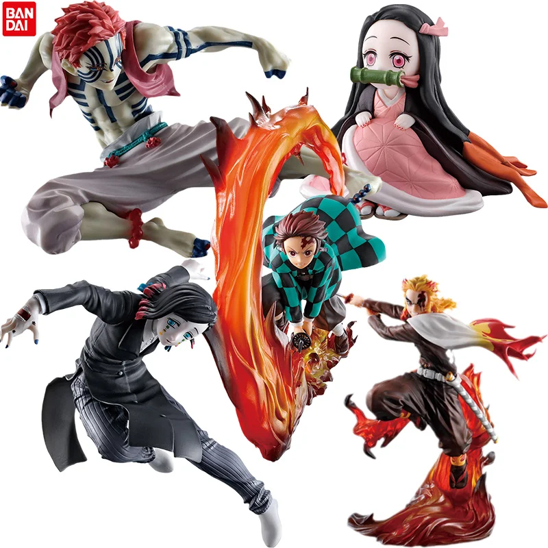 

Ichiban Kuji Demon Slayer Heart Burning Prize Kamado Tanjirou Nezuko Akaza Kyojuro Rengoku Figure Bandai Anime Action Model Toys