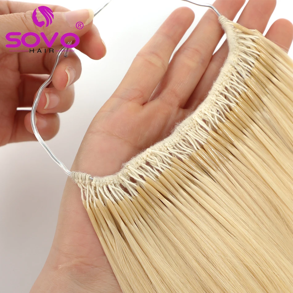 0.8G/Pcs Straight Korea Popular Cotton String Twins Tip Hair Extensions String Pre-Bound Chinese Unprocessed Hair Korea Popular