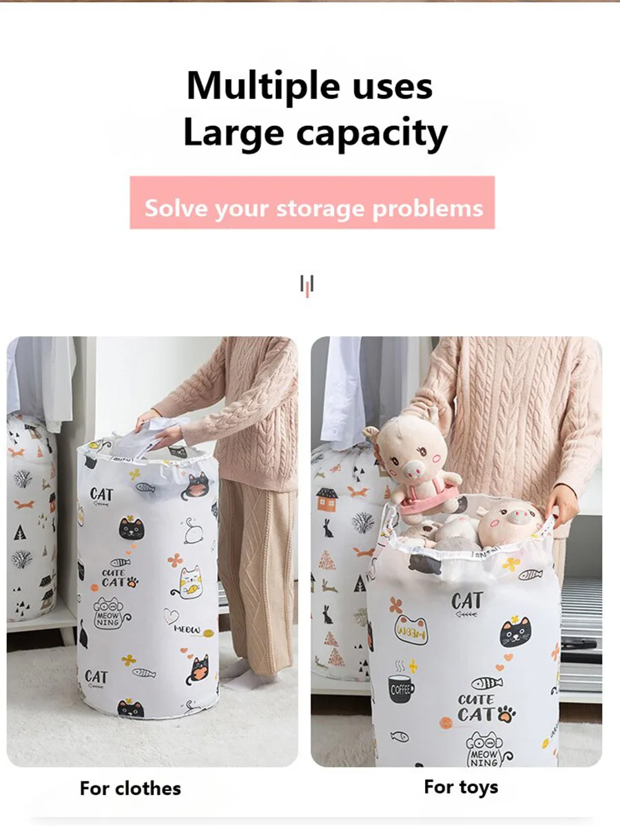 Large Capacity Clothes Storage Bag Travel Portable Organizer Blanket Toy Container Quilt Pillow Organizer Bedding Storage 3