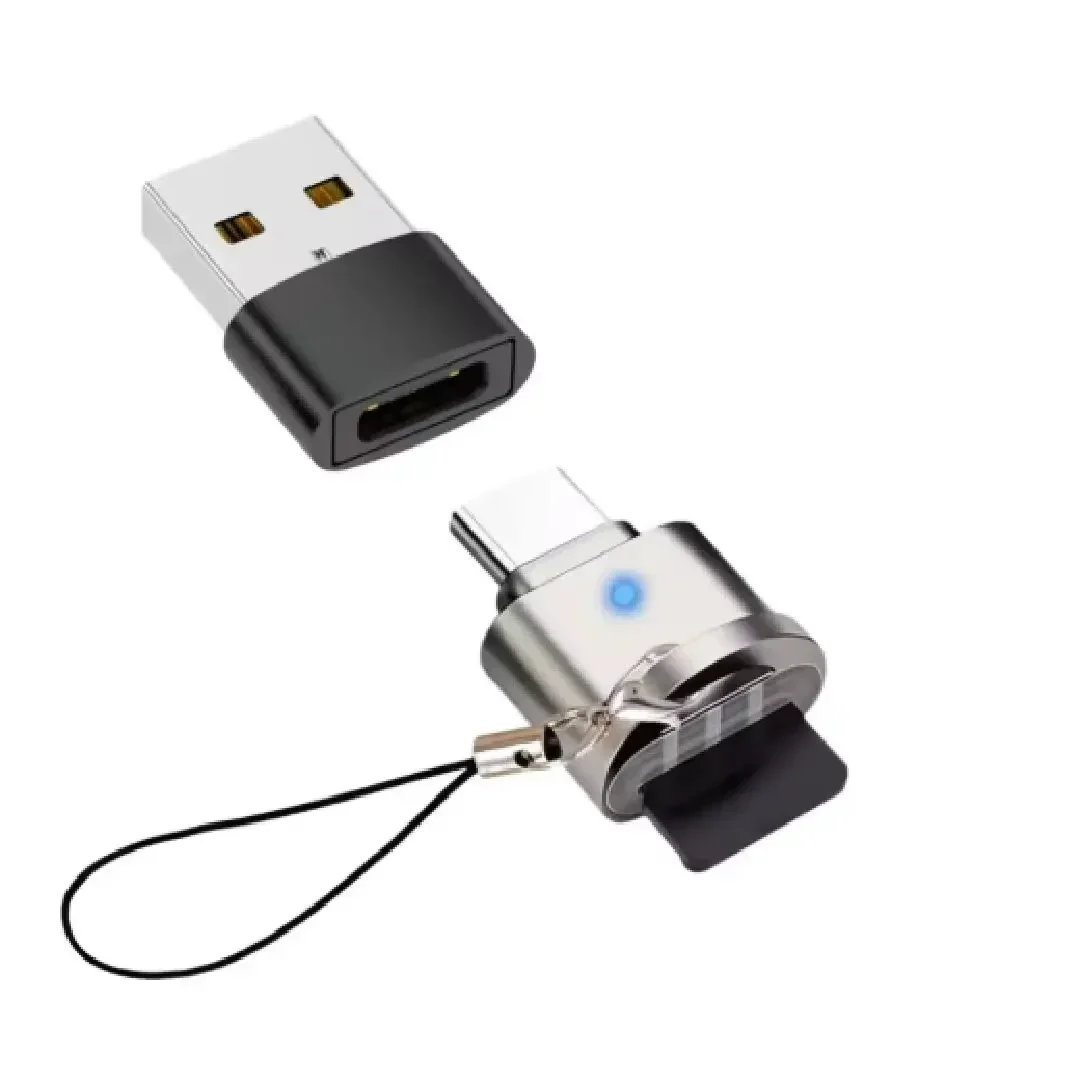 SD 카드 리더, USB C to SD 카드 리더, Type C TF 스토리지 카드 리더, USB C to USB 어댑터 포함, Mepsies USB OTG 리더, 슈트