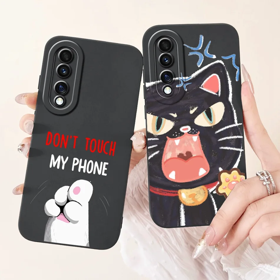 Cute Panda & Rabbit Cartoon Soft Silicone Shockproof Case - Fits Select Honor Models