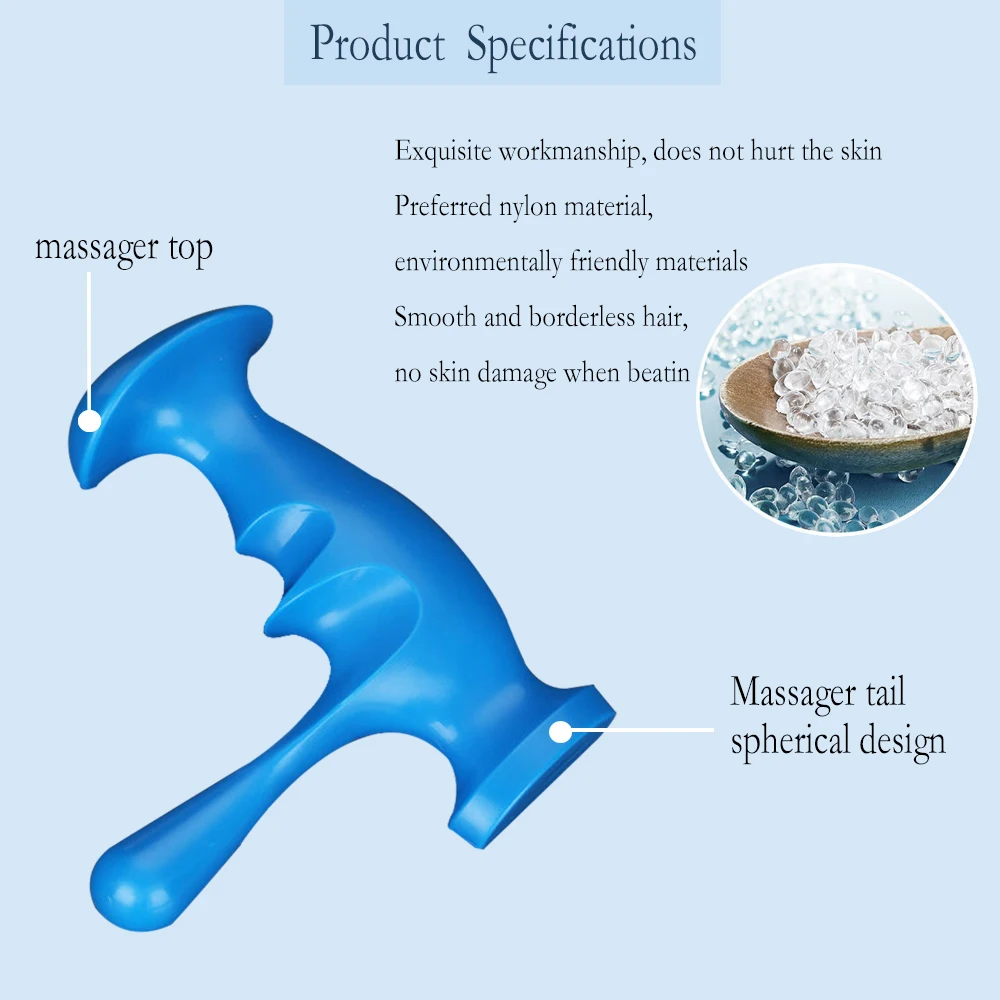 Thumb Massage Manual Tools T-shaped Designed Exclusively For Body Deep Massager Skin Roller Health Therapy gua           r_voghion.com