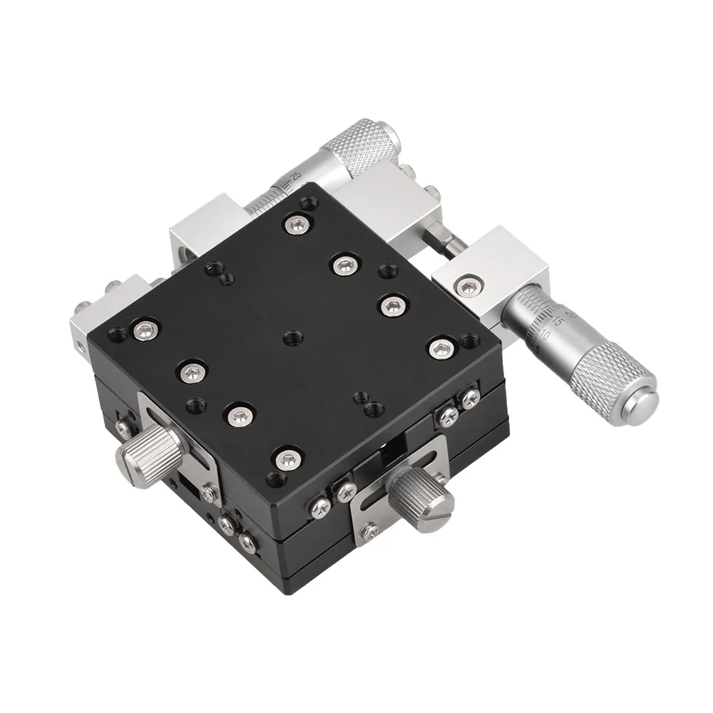 

XY Axis LY60 60*60 мм обрезная станция с ручным перемещением платформы, линейная Съемная Таблица, зеркальная фотометрическая перекрестная направляющая