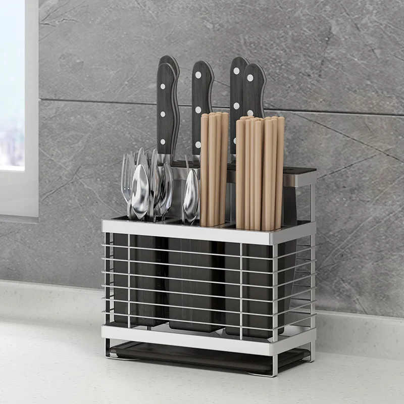 Universal Knife Organizer Stainless Steel Anti-rust Knife Utensil