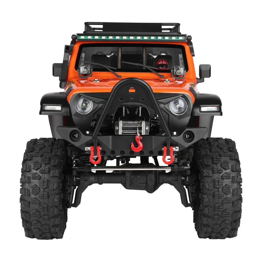 Wltoys 104010 RTR 1/10 2.4G 4WD RC Car Rock Crawler Off-Road Climbing Truck Full Proportional LED Light Vehicles Models Toys 6