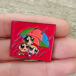 Powerpuff Girls Cartoon Enamel Lapel Pin Collection - Stylish Accessories (4)