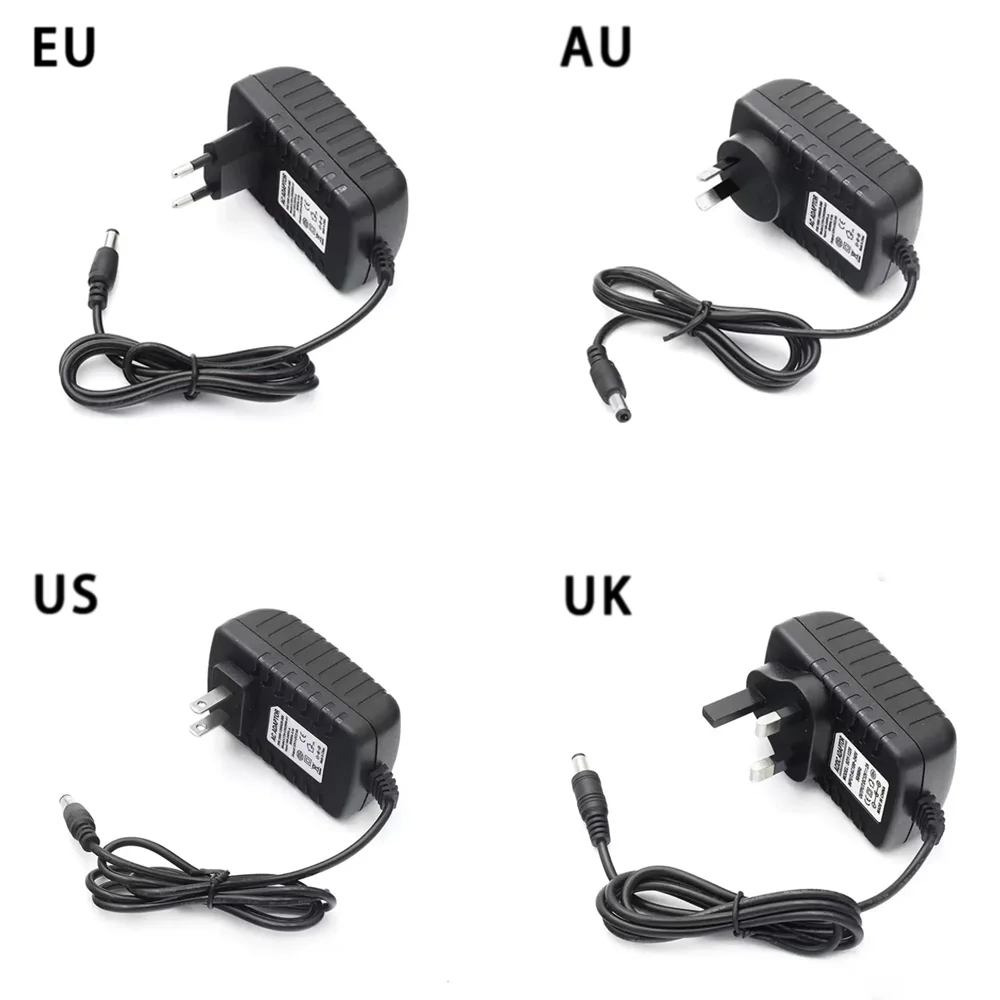 AC DC 새로운 12V 4A 48W 전원 어댑터 EU US AU UK 플러그 100V-240V 220V AC 12V DC 전원 공급 장치 4000MA 5.5*2.1MM