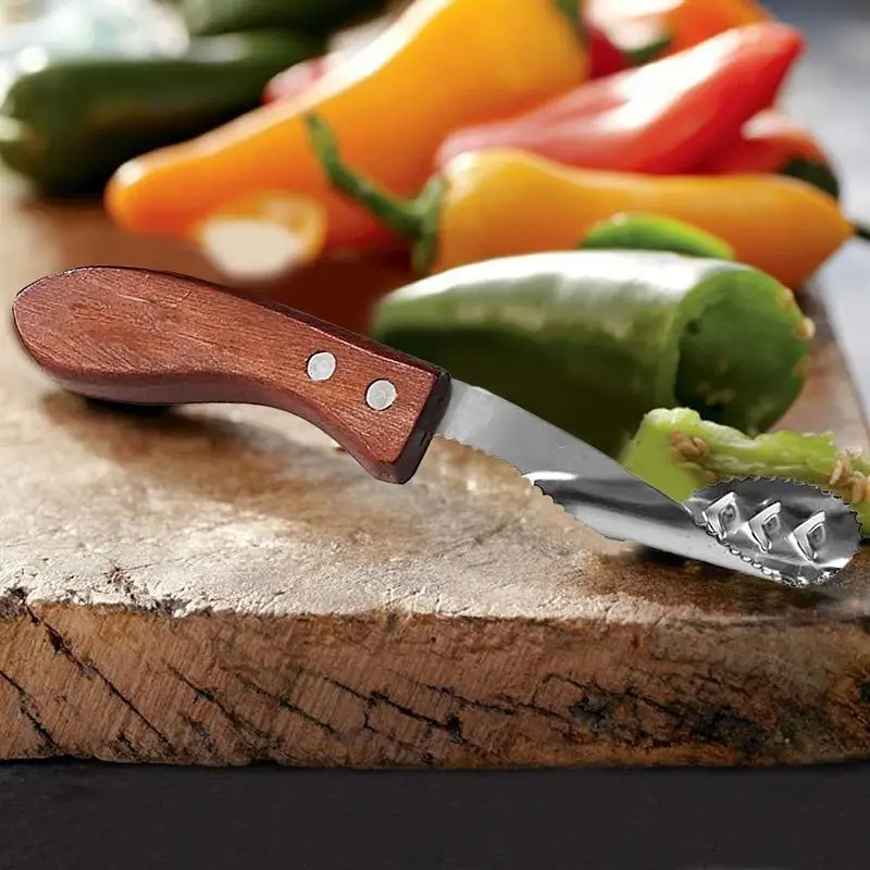 Pepper Corer Chili Seed Remover Twist Seed Bell Core Separator Cutter  Jalapeno Peppers Cucumber Tomato Deseeder Kitchen Tool - AliExpress