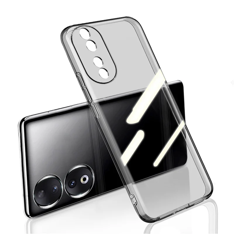 Luxury Transparent Clear Silicone Shockproof Soft Case - Ultra-Thin Full Back Cover
