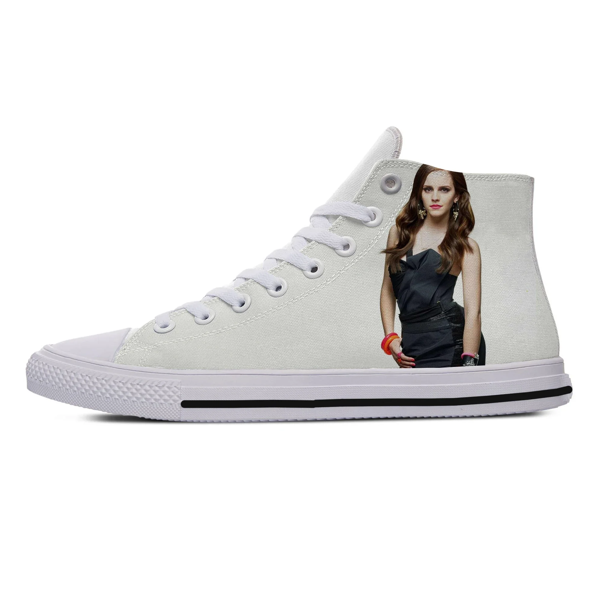 Hot Cool New Men Women Fashion Sweatshirt Model Emma Leisure Shoes Comfortable Latest Canvas Shoes High Help Classic Board Shoes