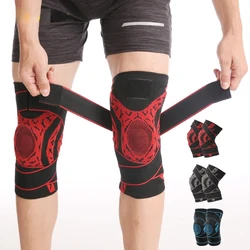 Fitness Knee Protector Patella Belt Compression Basketball Mountaineering and Running Adult Nylon Bandage Knee Protector