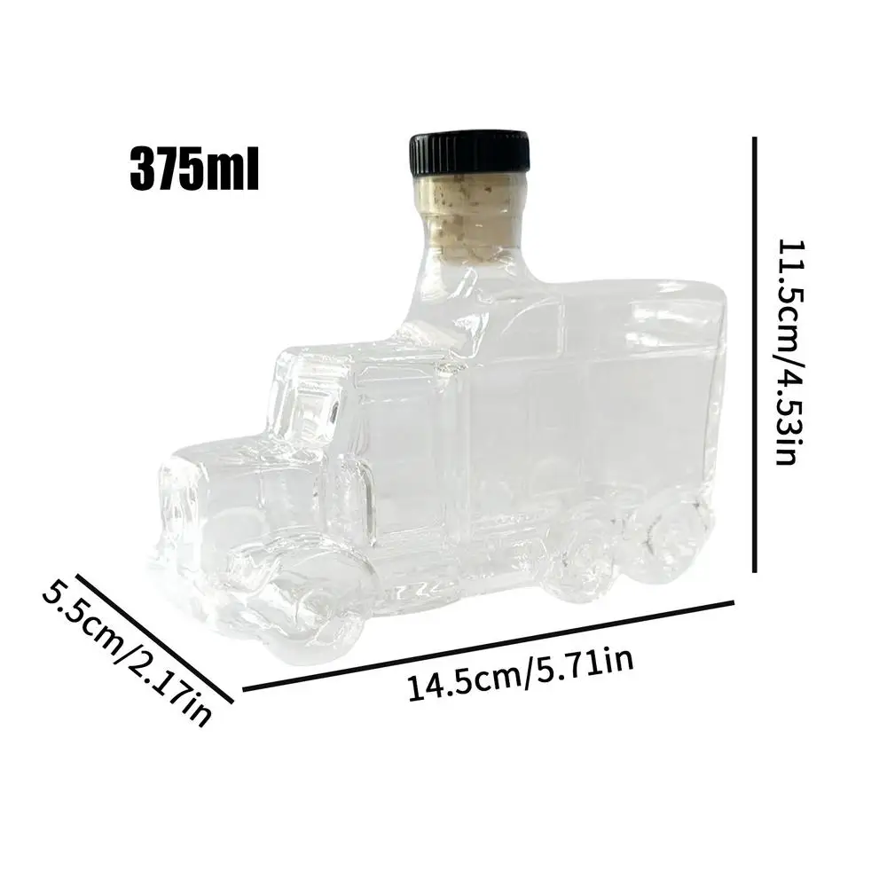 Carafe à Whisky En Forme De Camion Vintage - Distributeur De Bourbon 375 Ml, Décoration Bar Et Cadeau Original