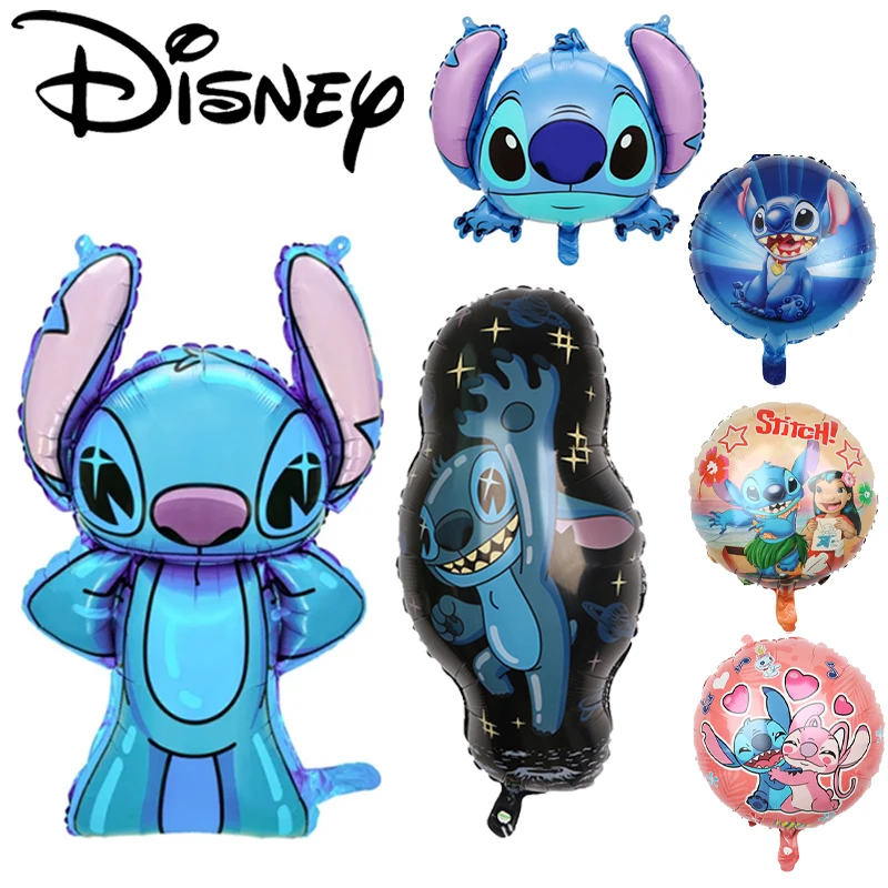 

Disney Anime Lilo&Stitch Theme Balloon Children's Cartoon Birthday Decoration Balloon Shooting Background Props Kids Toy Gifts