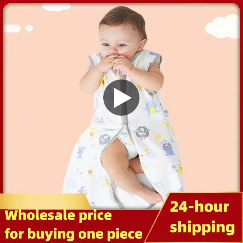 

Детский спальный мешок с ногами весна-лето носимое одеяло с ногами Хлопковая пижама для малышей мягкий детский комбинезон Одежда для новорожденных