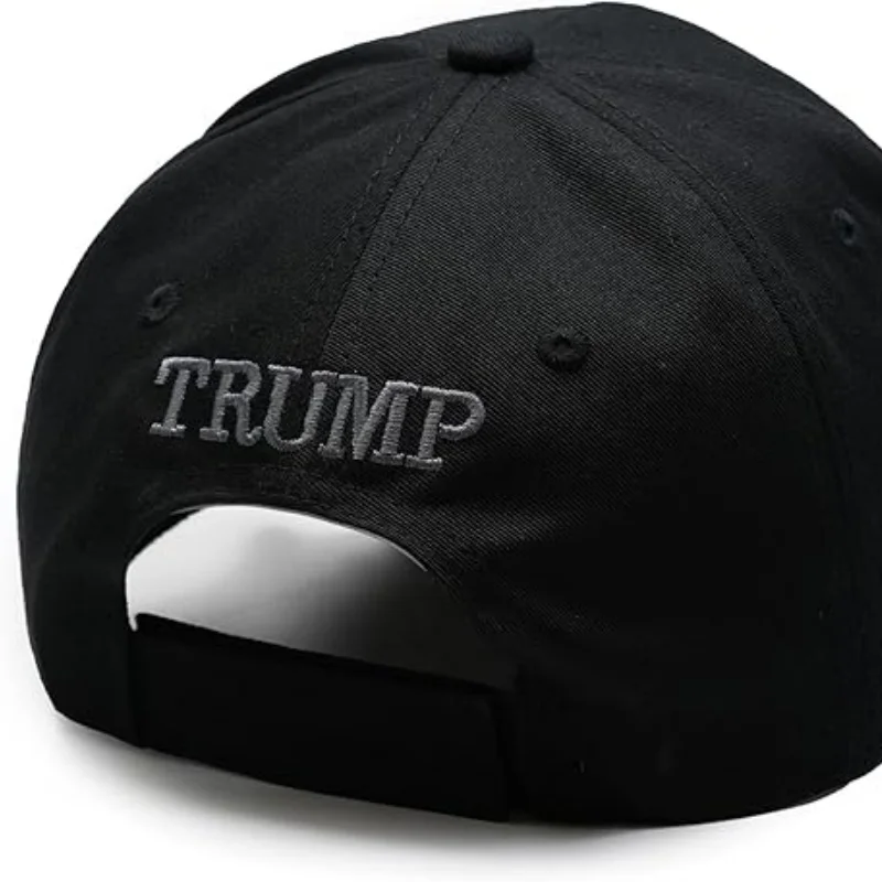 Donald  45-47 Never Surrender MAGA Hat Make America Great Again Slogan with USA Flag Adjustable Baseball Cap Black 5