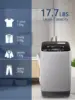 KRIB BLING Full Automatic Washing Machine with LED Display 17.7 lbs Portable Washer Drain Pump 10 Programs & 8 Water Levels 3
