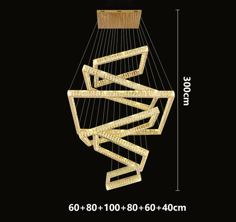 Description Picture 3 of itemhome decorationPendant lights, luxury crystal living room chandelier, dining room Pendant lamp, ceiling light, indoor lighting