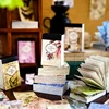 100pcs/pack Floral Materials Paper Mini Book DIY Scrapbooking Art Collage Photo Album Decor Junk Journal Craft Paper 3