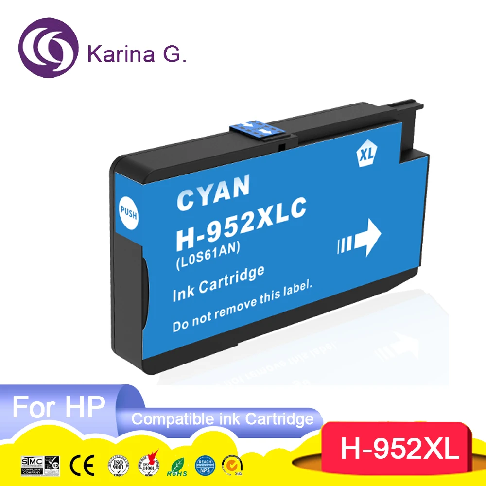 For 952XL 956XL 952 956 XL Premium Compatible InkJet Ink Cartridge For 952 For