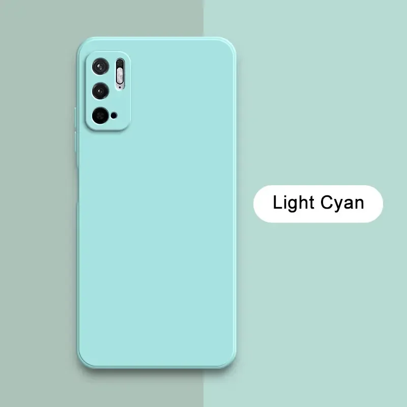 Premium Square Liquid Silicone Back Cover – Soft Waterproof Mobile Phone Case for Xiaomi Redmi Note 10 Pro