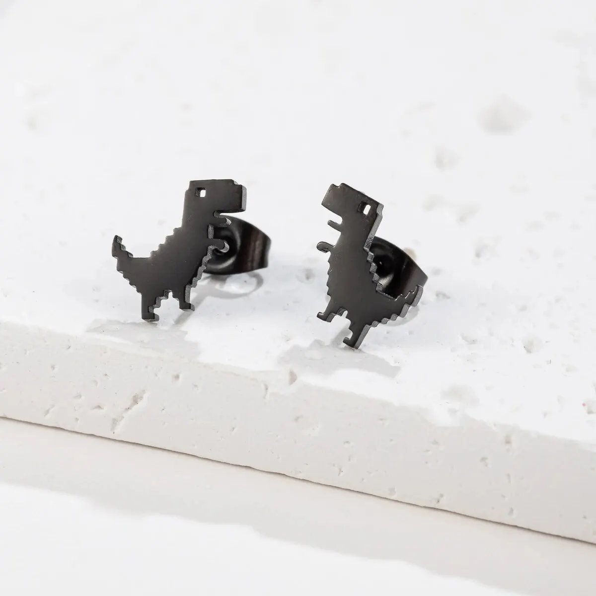 Orecchini mini dinosauro stile di vita