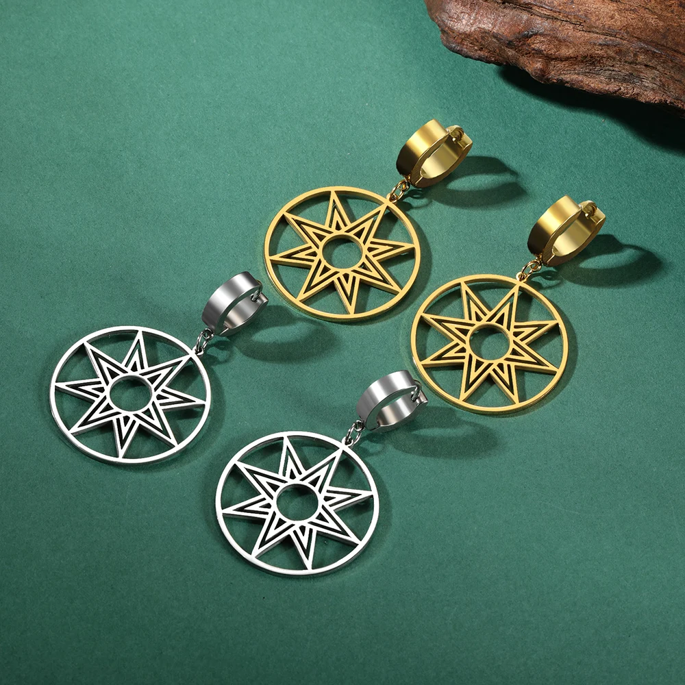 Variantes de boucles d’oreilles étoile antique