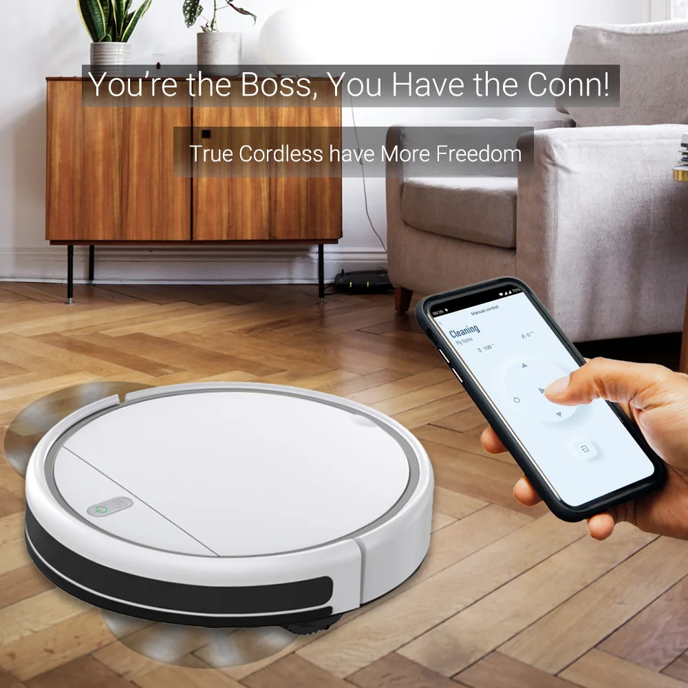 Mi Robot Vacuum Cleaner Auto Reharge APP And Voice Control Sweep and Wet Mopping Floors HEPA Filter Electric Water Tank