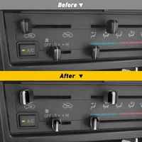 Bouton de commande de chauffage de climatisation, 4 pièces, pour Toyota 4runner Pickup Land Cruiser Tacoma 1996 1997 1998 1999 2000 2001 2002, pièce de voiture 2