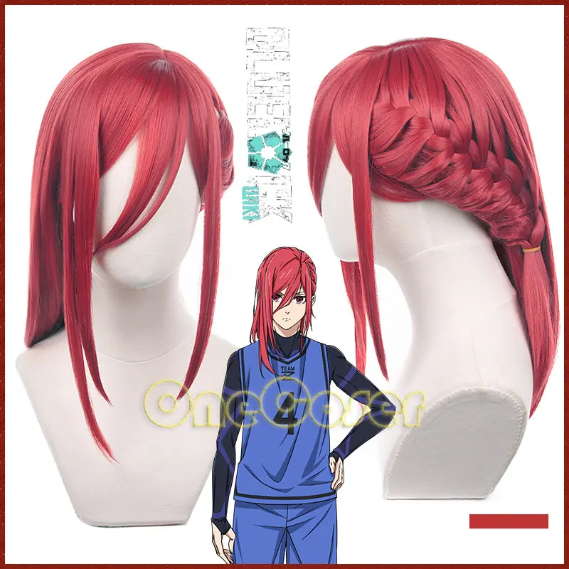  Anime BLUE LOCK Cosplay wig Meguru Bachira Hyouma Chigiri Cos  Wigs Black Red Heat Resistant Synthetic Hair For Man Women Halloween Party  with Free Cap (Hyouma Chigiri) : Clothing, Shoes 