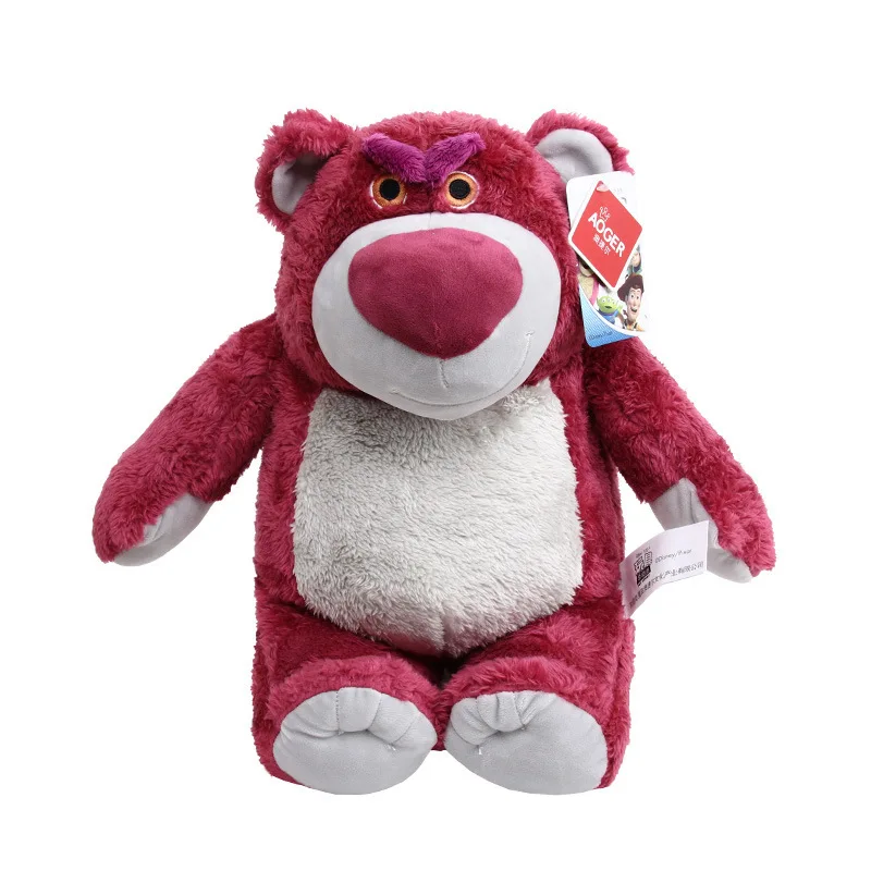 디즈니 Lotso 곰 봉제 장난감, 휴일 선물, 홈 데코 소파 봉제 베개 인형, 생일 선물