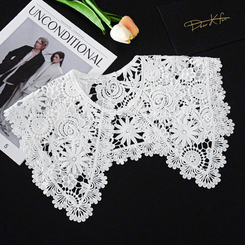 

Hanfu Cloud Shoulder, Lace Shawl, False Collar, Children's Folding Wonderful Tool, Versatile Collar, Lace Decoration Collar, Hol